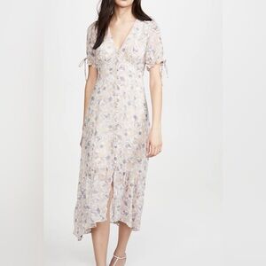 Astr Pastel Floral Maxi Dress